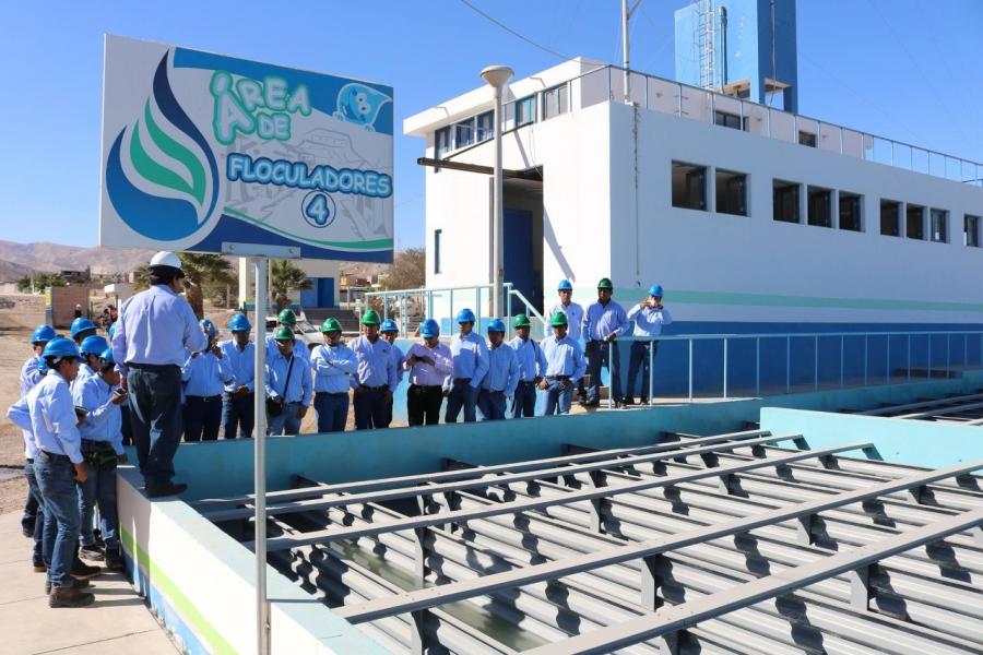 Primera asociación agraria es beneficiada con la utilización de agua residual tratada para cultivar tuna y tara