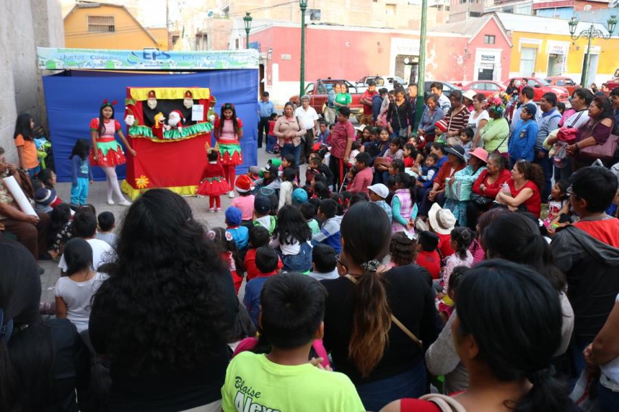 Cientos de familias participaron del festival ¡con el agua “No se juega”!