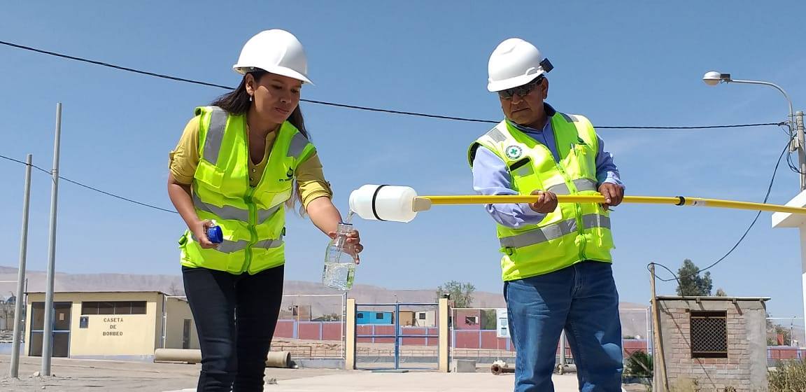 EPS Moquegua remueve al 99% organismos de vida libre en el proceso de tratamiento de agua potable